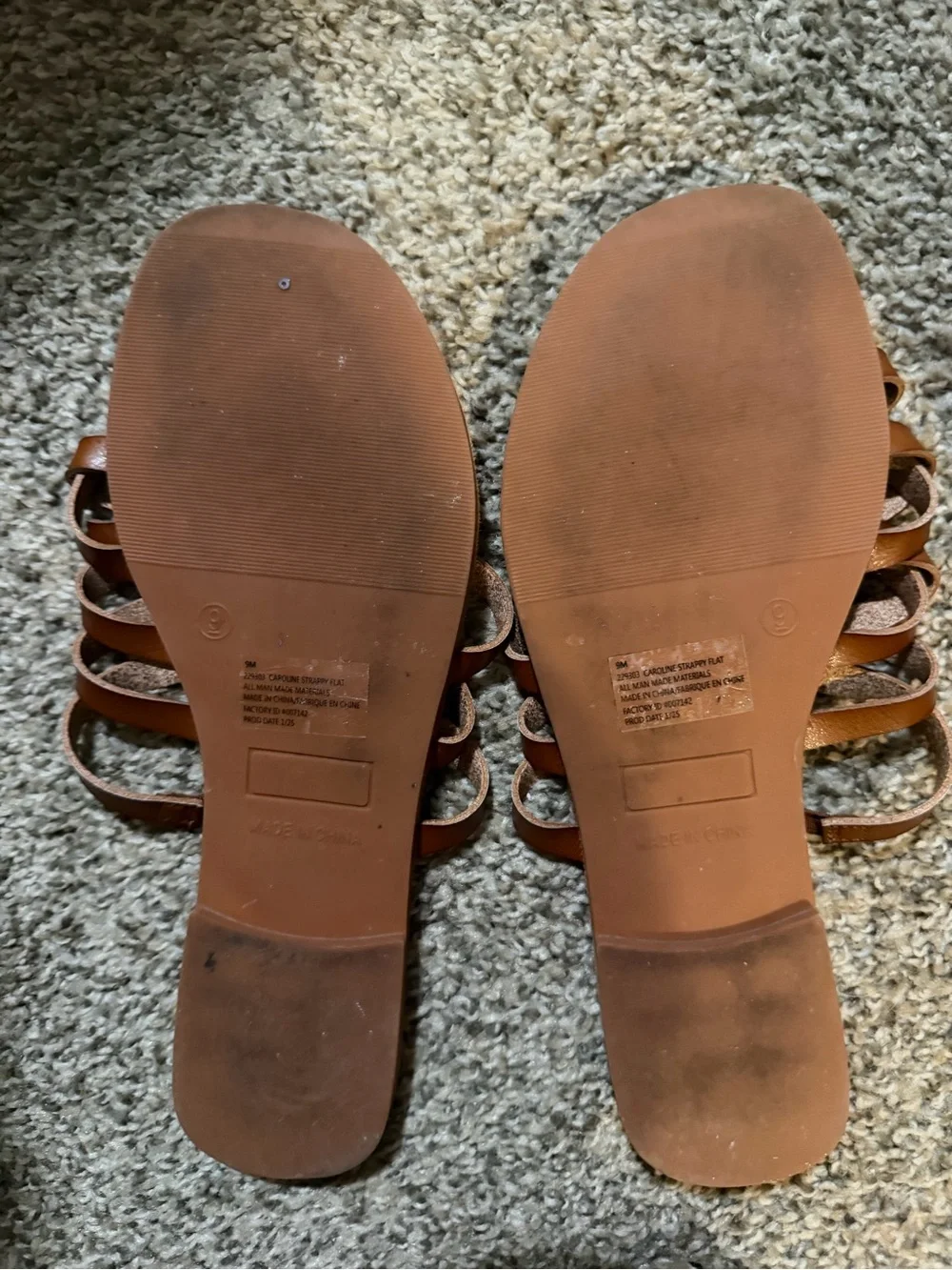 Maurices Brown Braided Strappy Slide Sandals